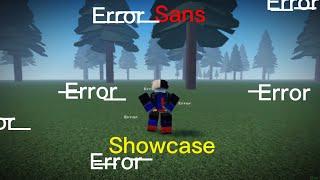 [Unknown Battle Simulator] Error Sans Showcase | Roblox