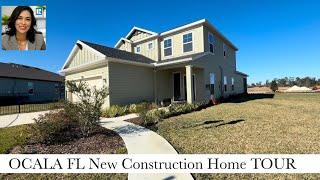 Ocala New Construction Home Tour  | Lennar 4 Bed 3 Bath | 2-Story House $340K Florida All Ages