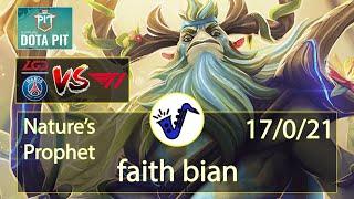 Nature's Prophet Dota 2 - faith bian - 17/0/21 - Off Lane / Pos 3 - PSG.LGD VS T1 - Sapphire OGA Pit