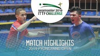 Ham Yu Song vs Amin Ahmadian | 2019 ITTF Pyongyang Open Highlights (U21 1/4)