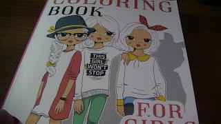 Flip Thru Coloring Book For Girls Fashion