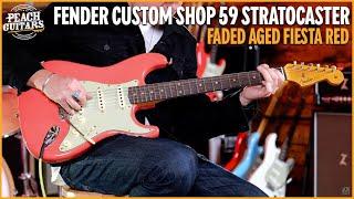 Fender Custom Shop Limited 59 Strat | Journeyman Relic Super Faded Aged Fiesta Red