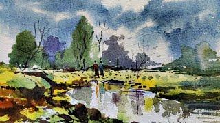 Mr.M.D. is live!.... water colour landscape work, painting #Art' #pencil work
