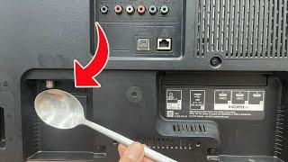 Why not patented? Put the aluminum spoon in the TV and watch all the channels in the world!Antenna