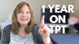 ONE YEAR on TEACHERS PAY TEACHERS| INCOME | STRATEGIES And WHAT'S NEXT