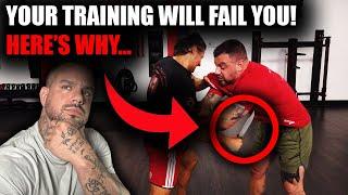 Why your knife defense SUCKS!!! A lifetime of training wrong.