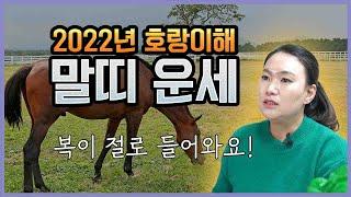 돈이 절로 들어오는 2022년 말띠 운세!!