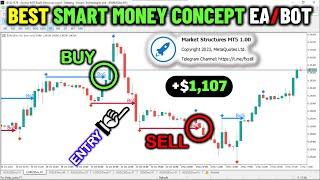 Smart MONEY Concept (SMC)/BOS/Market Structures In MQL5. 1WK Results Were Surprisingly... [PART 323]