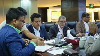 Moments from the Board of Directors Meeting of the Bangladesh Cricket Board.