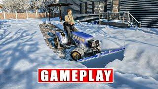 SNOW PLOWING SIMULATOR Gameplay Walkthrough - No Commentary (PC)