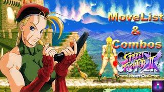 Combos & Movelist CAMMY super sf2x. super street fighter 2 turbo. HD2022