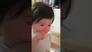 춤추고 싶은데 음악이 나오지 않아 화난 아기 로아| I wanna dance!!! But I can't! | Cute baby Roa's funny reaction