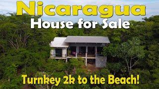 Nicaragua Turnkey House for sale near Beach.