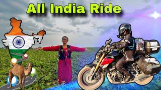 Delhi to Hanumangarh (Rajasthan) |  All India Ride ep#1 | Rider Noni