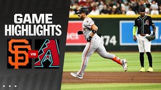 Giants vs. D-backs Game Highlights (9/23/24) | MLB Highlights