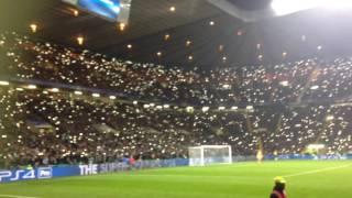 Torch display at Celtic park