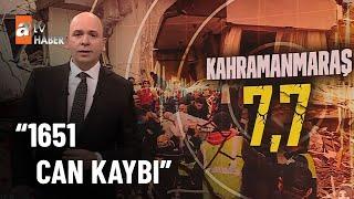 Depremde 1651 can kaybı - atv Ana Haber 6 Şubat 2023