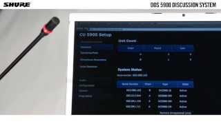 Shure DDS 5900 Digital Discussion System Set Up: Web Browser