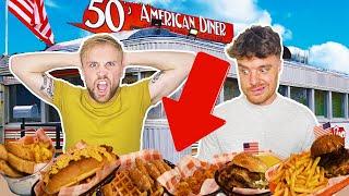 TRYING AN AUTHENTIC 1950's AMERICAN DINER IN THE UK!!!