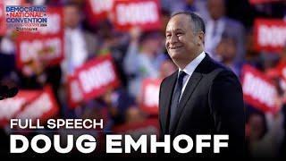 FULL SPEECH: Doug Emhoff on wife Kamala Harris: ‘She’s ready to lead’