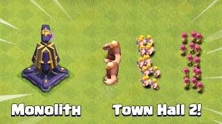 Can TH2 destroy TH15 Defense?! - Clash of Clans