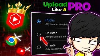 How To Upload Videos on youtube!! ( My SECRET STRATEGY )