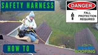 Rooftop Safety - Safety Harness - DIY Guardian Fall Protection