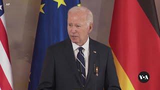 Biden in Germany for quick visit focused on Middle East, Ukraine  | VOA News