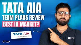 TATA AIA Term Plan *DETAILED* Review 2024 | Best Term Plans 2024 | Pros, Cons & Premiums *REVEALED*