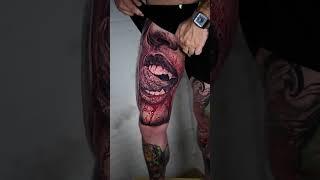 3d Tattoo | Amazing 3d Tattoo Design | Best Tattoo For Men girl face 3d tattoo ideas #tattoo #girl