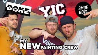 Paint on Walls with @DokeTV and @SMOENOVA