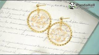 Harz Ohrringe/Resin earrings【Pandahall DIY Tutorial】