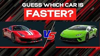 Which Car Is Faster? | Car Quiz | expensive cars edition