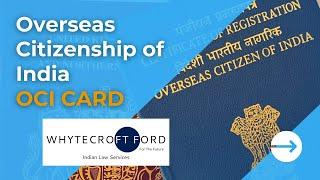 OCI Card Application [Overseas Citizenship of India]