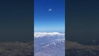 The magnificence of Mount Damavand and Mount Ararat in Iran. #mountdamavand #nature #iran #airplane