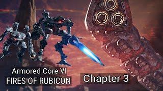 Armored Core VI Fires of Rubicon Casual Run Chapter 3 - Missions,  EKDROMOI, HC Heli , and Ice Worm