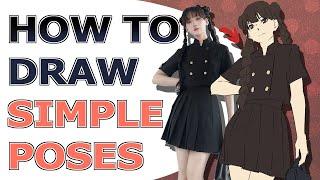 Drawing A Simple Pose for Beginners - How to Draw