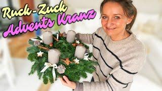 DIY -  Zwei Adventskränze (unter 10€ ) Weihnachtsdeko Ideen MARIELAND