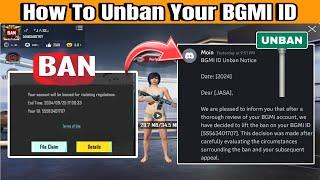 How to Unban BGMI Account | BGMI ID Unban | Bgmi ID Unban kaise karen | BGMI 10 Year Ban Solution