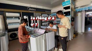 #627 Đi Mua Máy Giặt Mới Cho Mẹ Và Mua Tủ Lạnh Lớn,Nghe Hai Ba Con Sen Nói Mà Không Cầm Lòng Được