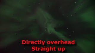 Directly Under a Massive Solar Storm Northern Lights Video in Full HD