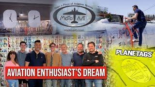 Touring MotoArt With Sam Chui: Plane Tags, Aviation Furniture, and More!