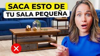 12 COSAS QUE NO DEBES TENER EN UNA SALA PEQUENA