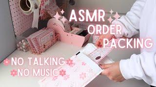 Let's pack ordersASMR| small business ASMR packing orders, ASMR order packing no talking no music