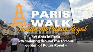  Jardin du Palais Royal: Sunny Day Walk in Paris 