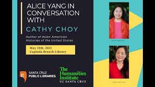 Author Cathy Choy in Conversation with Alice Yang