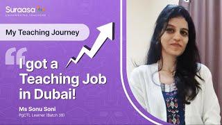 "I Got a Teaching Job In Dubai" | My Career Journey | Suraasa Learner - PgCTL Batch 39