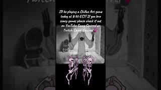 I’ll be playing a Spooky Chillas Art Game today!!! Check it out on here or Twitch Savvy_Squirrel 