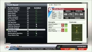 FIFA 13 GUIDE: Youth team and development walkthrough in career mode