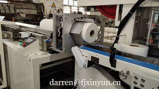 Automatic band saw cutter Maxi jumbo roll toilet paper cutting machine price